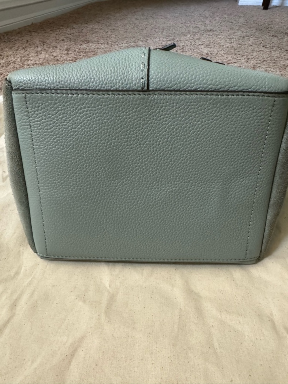 Tory Burch McGraw Dragonfly Drawstring Bucket Bag - Picture 3 of 9